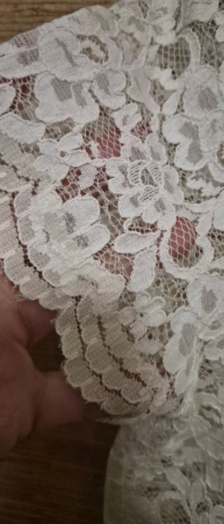 Camiseta Mango Encaje Blanca