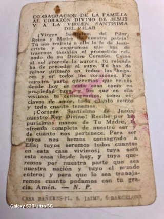 4 estampas religiosas antiguas de Casa Bañeres