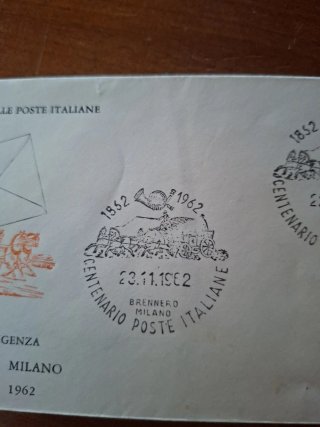 Centenario Poste Italiane 1862-1962