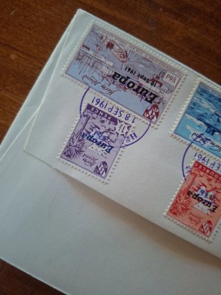 Francobolli Herm Island Europa 1961