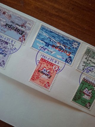 Francobolli Herm Island Europa 1961