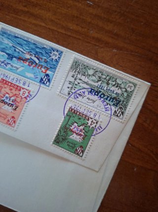 Francobolli Herm Island Europa 1961