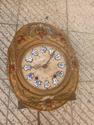 Reloj Morez péndulo siglo XIX