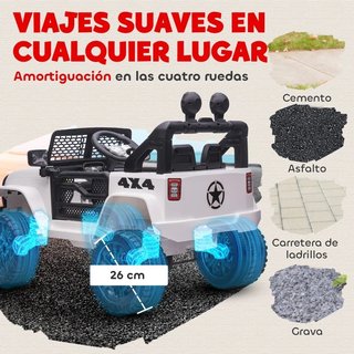 Coche eléctrico infantil 4x4