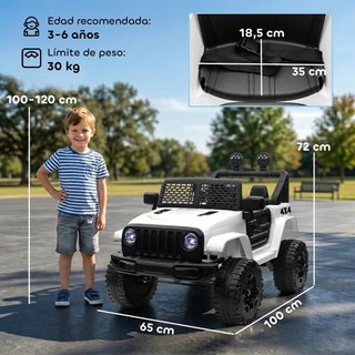 Coche eléctrico infantil 4x4