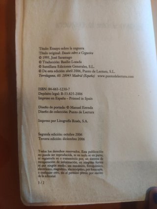 Ensayo sobre la ceguera