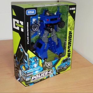 Robot Transformable Policía G Warrior Sin abrir