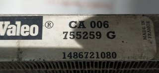 CONDENSADOR / RADIADOR  AIRE ACONDICIONADO CITROEN JUMPY 1.9 TD SX Familiar (5/6 asientos)