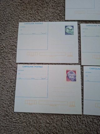 Cartoline postali con francobollo