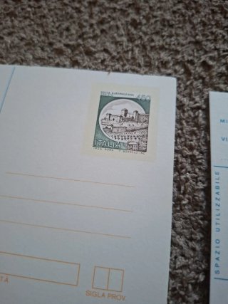 Cartoline postali con francobollo
