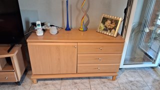 Mueble Comedor + Mesa + Sillas