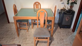 Mueble Comedor + Mesa + Sillas