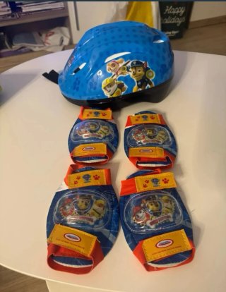 Casco y protecciones Paw Patrol niñ@