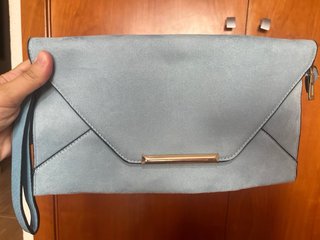 Bolso de mano azul celeste para fiesta