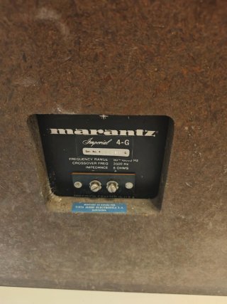 Altavoces Marantz Imperial Marrones
