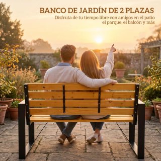 Banco de jardín