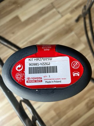 Kit lampadine Toyota HIR2/W21W 90981-YZZG2