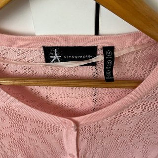 Cárdigan Atmosphere Calado Rosa Talla 42
