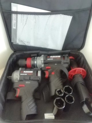 Pack Parkside 12V: Taladro y Llave de Impacto