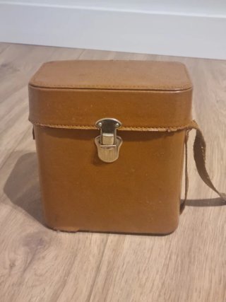 Cámara Vintage Plata y Negra