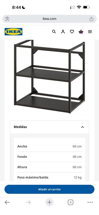 2 Muebles Estructura Metálica Lavabo