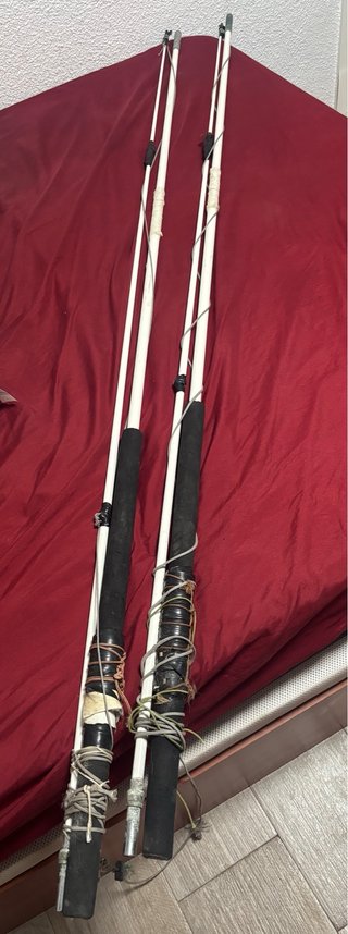 2 Cañas de pescar para barco