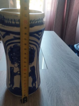 Albarelo Farmacia Cerámica Azul 21cm