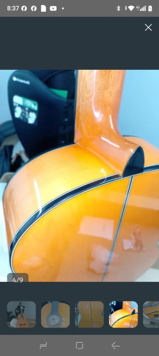 Guitarra Flamenca Naranja