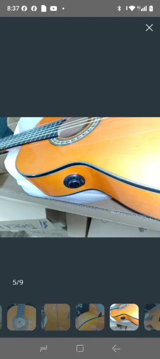 Guitarra Flamenca Naranja