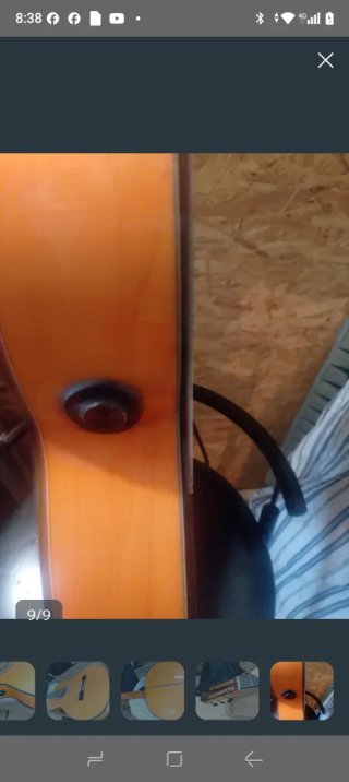Guitarra Flamenca Naranja