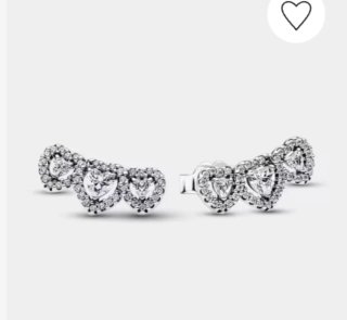 Conjunto Pandora: Anillo y pendientes trilogía