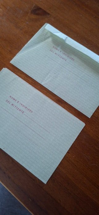 2 pz. Biglietti Postali Italiani con Francobolli