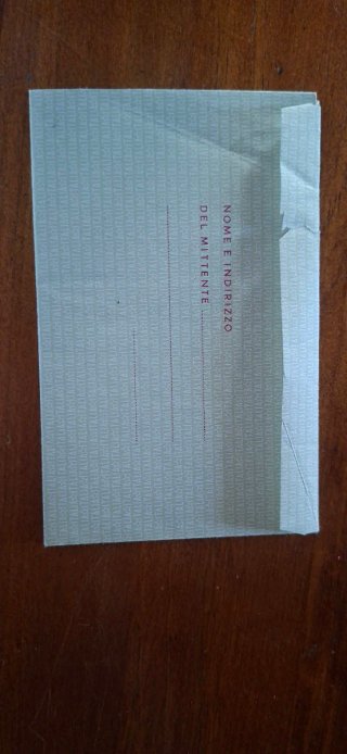 2 pz. Biglietti Postali Italiani con Francobolli
