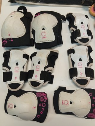 Patines niña con protecciones