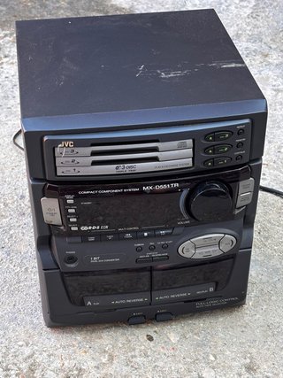 Cadena JVC MX-D551TR CD/Cinta y altavoces