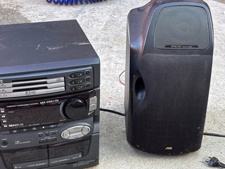Cadena JVC MX-D551TR CD/Cinta y altavoces