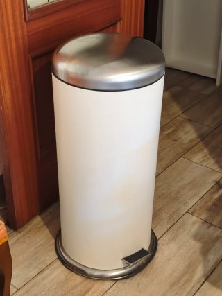 Cubo basura 12L metal y plástico
