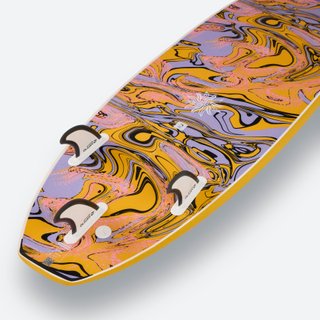 Tabla Surf Espuma 6' 40L Evolutiva Niños (<50kg) Shortboard