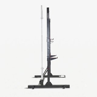 Rack Musculación 500 Plegable/Retráctil Sentadillas + Bench