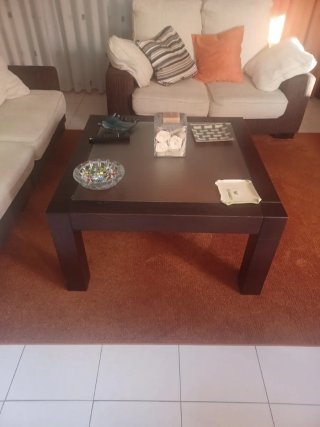 Mesa de centro cuadrada de salón