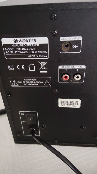 Altavoces Woxter con Subwoofer y Control