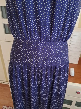 Vestido Mango Gasa Estampado