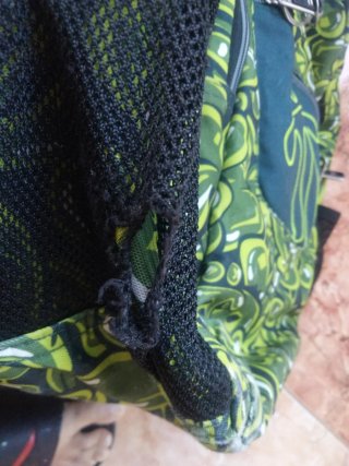 Mochila Totto Verde y Multicolor