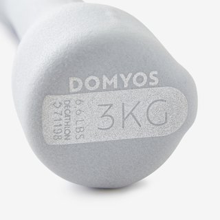 Par Mancuernas Fitness Easy Gris 3 kg x2