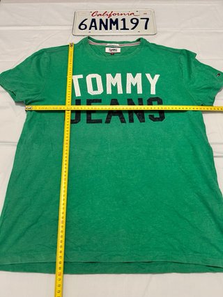 T-shirt Tommy Jeans Uomo Verde taglia M
