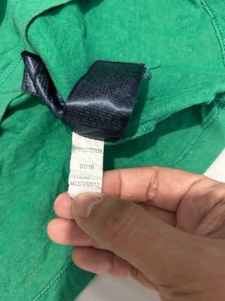 T-shirt Tommy Jeans Uomo Verde taglia M