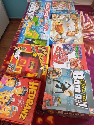 Lote de juegos de mesa infantiles