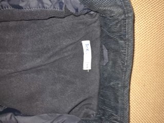 Chaqueta acolchada azul marino