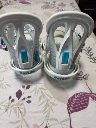 Fijaciones Burton Snowboard Blancas