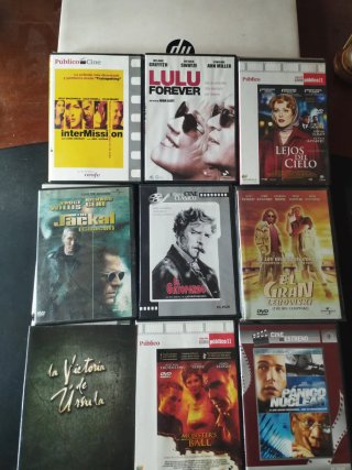 Lote 18 DVDs Películas Acción Drama cine de culto